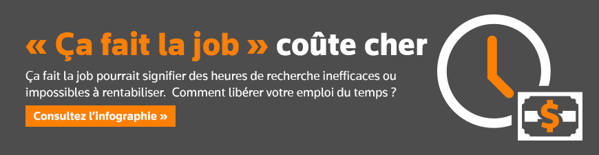 Ça fait la job coûte cher | Consultez l'infographie